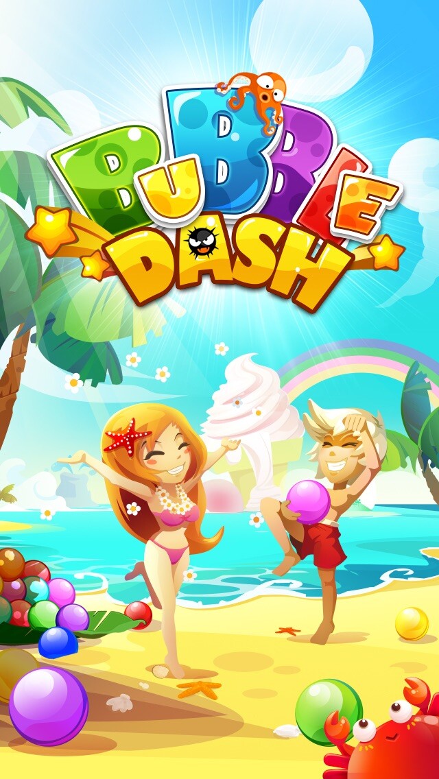 Emulate iPhone app Bubble Dash™ using MyAndroid