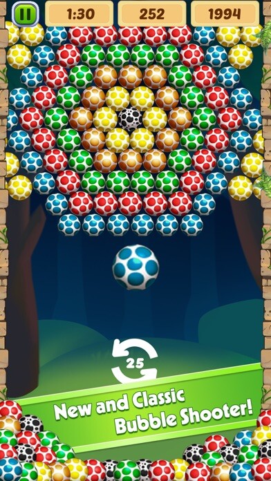 Emulate iPhone app Bubble Dinosaur 2021 using MyAndroid
