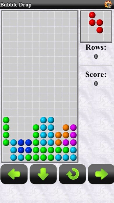 Emulate iPhone app Bubble Drop -- Lite using MyAndroid