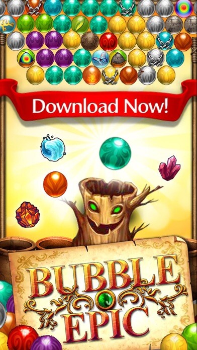 Emulate iPhone app Bubble Epic using MyAndroid