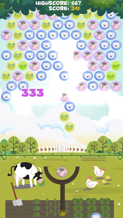 Emulate iPhone app Bubble Farm Village - Top Best New Adventures Witch Shooter Free using MyAndroid