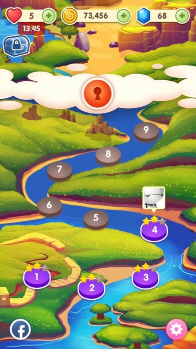 Emulate iPhone app Bubble Fizzy - wonderland shooter rescue cute babies using MyAndroid