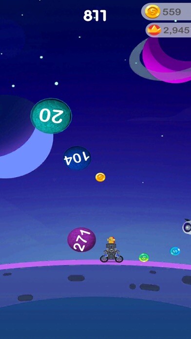 Emulate iPhone app Bubble Invaders using MyAndroid