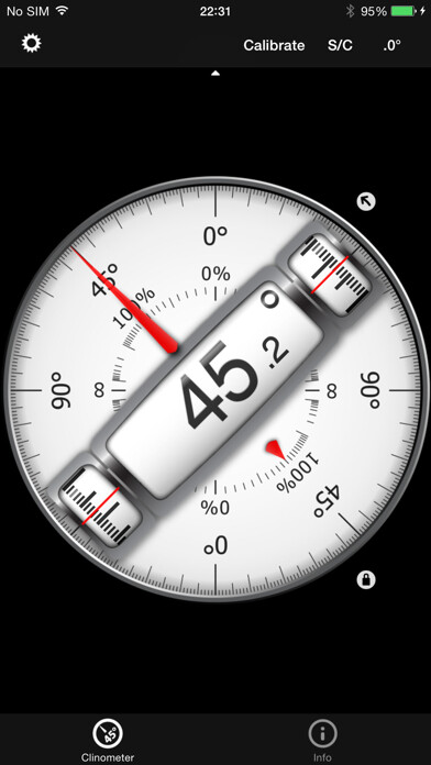 Emulate iPhone app Bubble level and Clinometer using MyAndroid Emulate iPhone app Bubble level and Clinometer using MyAndroid