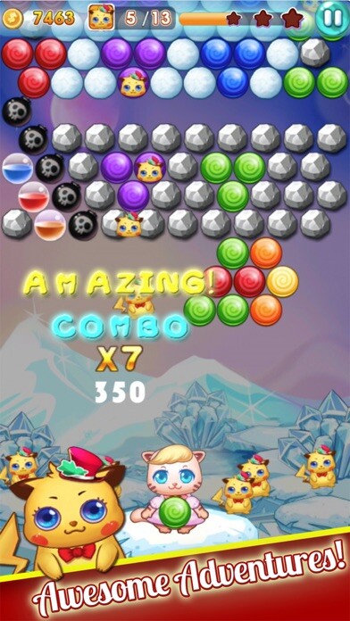 Emulate iPhone app Bubble Pet - Bubble Shooter using MyAndroid Emulate iPhone app Bubble Pet - Bubble Shooter using MyAndroid