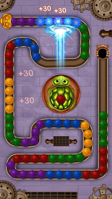 Emulate iPhone app Bubble Pop - Ball Shooter using MyAndroid