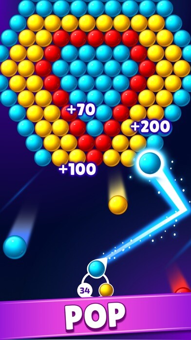 Emulate iPhone app Bubble Pop: Bubble Shooter Pop using MyAndroid