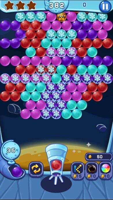 Emulate iPhone app Bubble Pop Fun: Bubble Shooter using MyAndroid