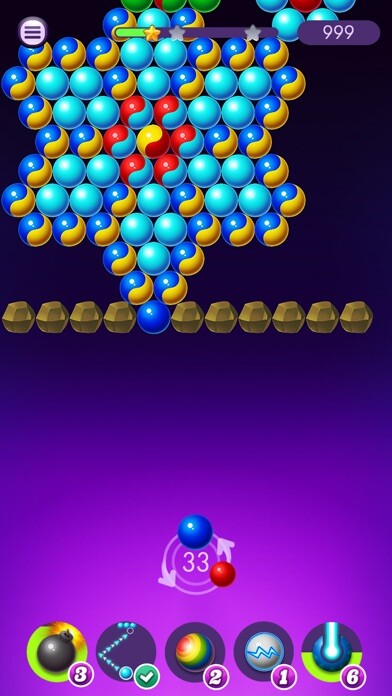 Emulate iPhone app Bubble Pop Mania - Color Match using MyAndroid Emulate iPhone app Bubble Pop Mania - Color Match using MyAndroid