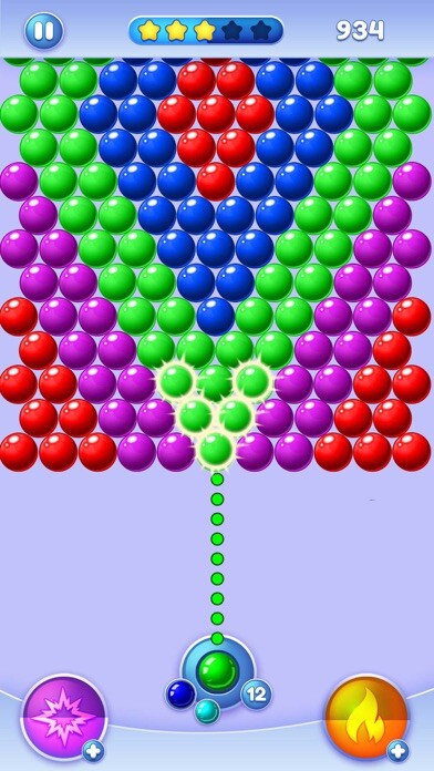 Emulate iPhone app Bubble Pop - Shoot Bubbles using MyAndroid
