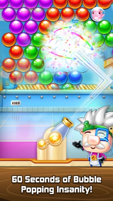 Emulate iPhone app Bubble Rainbow For Christmas Game using MyAndroid