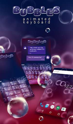 Emulate Android APK Bubbles Animated Keyboard Emulate Android APK Bubbles Animated Keyboard