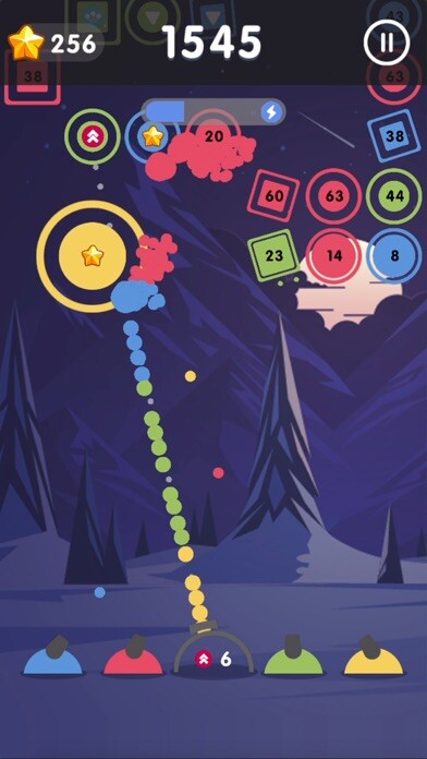 Emulate iPhone app Bubbles Cannon using MyAndroid