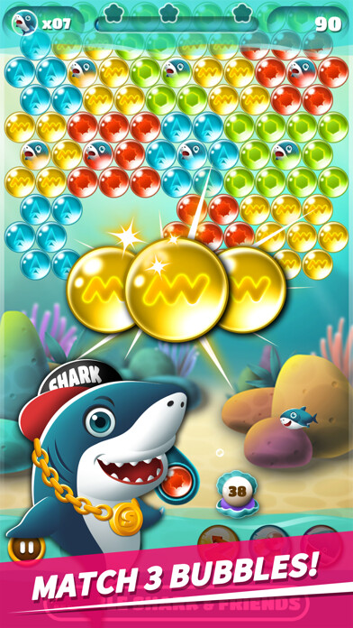 Emulate iPhone app Bubble Shark & Friends using MyAndroid Emulate iPhone app Bubble Shark & Friends using MyAndroid