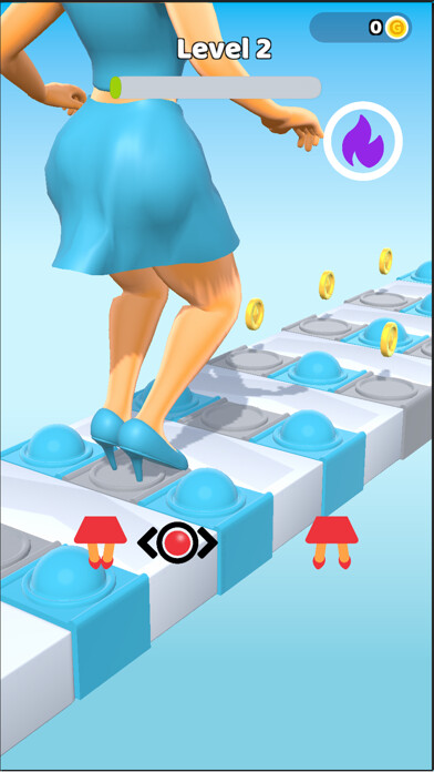 Emulate iPhone app Bubbles Heels : Pop it Fidgets using MyAndroid