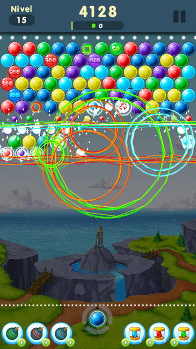 Emulate iPhone app Bubble Shooter 2.0 using MyAndroid