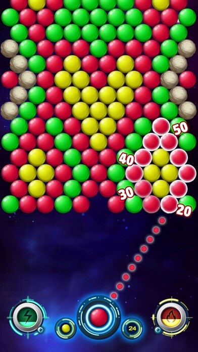 Emulate iPhone app Bubble Shooter Blast Ball Pop using MyAndroid