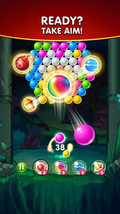Emulate iPhone app Bubble Shooter - Fantasy Pop using MyAndroid