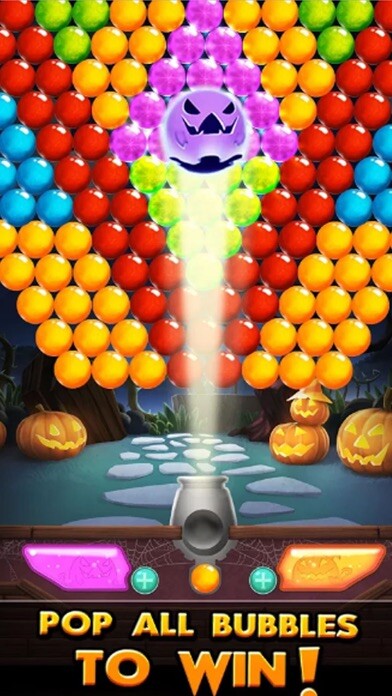 Emulate iPhone app Bubble Shooter for Halloween Days using MyAndroid Emulate iPhone app Bubble Shooter for Halloween Days using MyAndroid