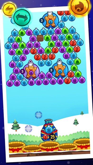 Emulate iPhone app Bubble Shooter Holiday using MyAndroid Emulate iPhone app Bubble Shooter Holiday using MyAndroid