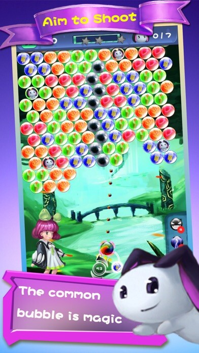 Emulate iPhone app Bubble Shooter Mania App - School Boy Times Now using MyAndroid