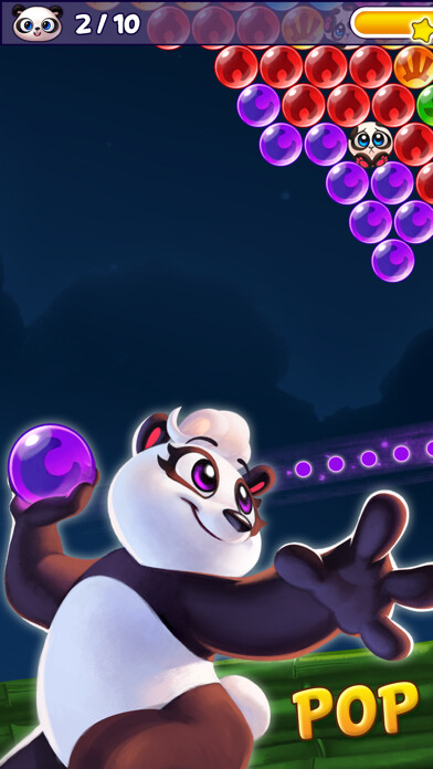 Emulate iPhone app Bubble Shooter - Panda Pop! using MyAndroid Emulate iPhone app Bubble Shooter - Panda Pop! using MyAndroid