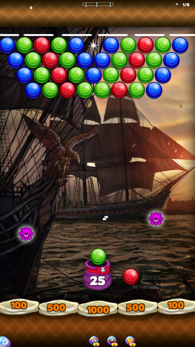 Emulate iPhone app Bubble Shooter Pirates - Poppers Ball Mania using MyAndroid Emulate iPhone app Bubble Shooter Pirates - Poppers Ball Mania using MyAndroid