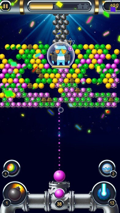 Emulate iPhone app Bubble Shooter Quest-Blast Pop using MyAndroid