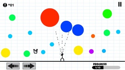 Emulate iPhone app Bubble Shooter Stickman using MyAndroid Emulate iPhone app Bubble Shooter Stickman using MyAndroid