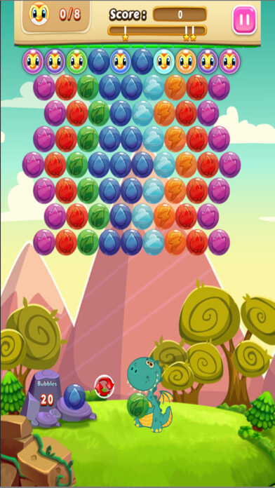 Emulate iPhone app Bubble Shooter Trouble Monster Quest Mania using MyAndroid