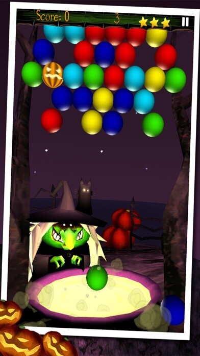 Emulate iPhone app Bubble Shoot Halloween using MyAndroid Emulate iPhone app Bubble Shoot Halloween using MyAndroid