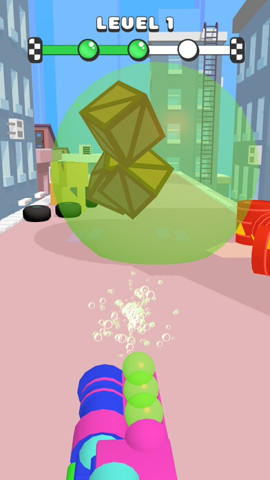 Emulate iPhone app Bubble Shootout using MyAndroid