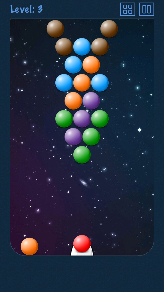 Emulate iPhone app Bubble Shoot Stars using MyAndroid Emulate iPhone app Bubble Shoot Stars using MyAndroid