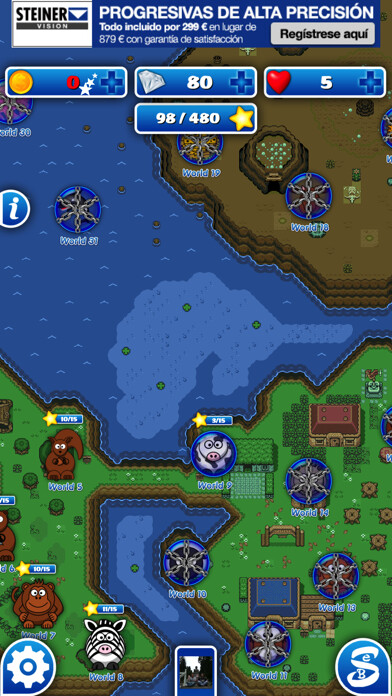 Emulate iPhone app Bubbles of Freedom using MyAndroid