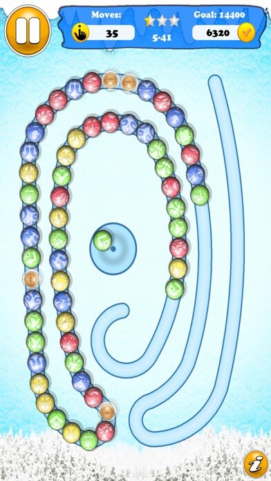 Emulate iPhone app Bubble Spiral Quest using MyAndroid