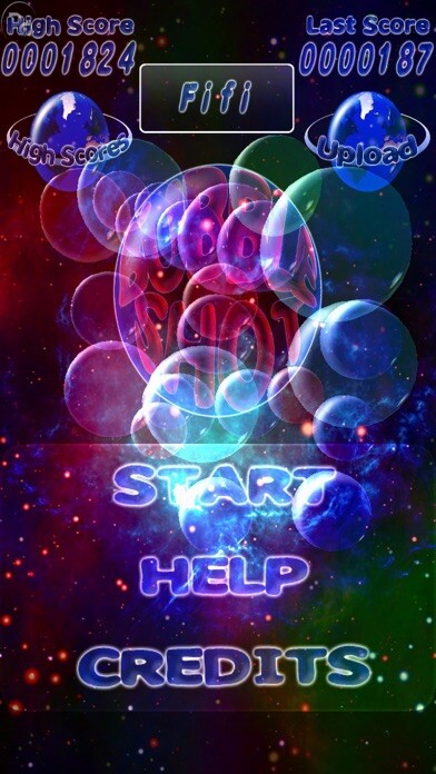 Emulate iPhone app Bubbles-Shot using MyAndroid