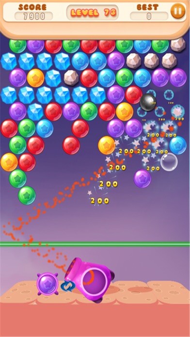 Emulate iPhone app Bubble Star 2 using MyAndroid
