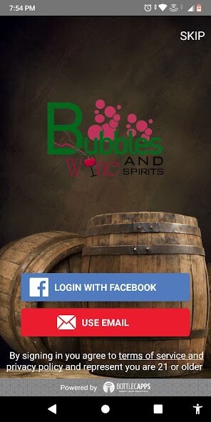 Run android online APK Bubbles wine  Spirits from MyAndroid or emulate Bubbles wine  Spirits using MyAndroid