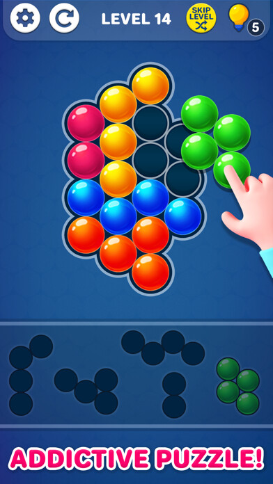 Emulate iPhone app Bubble Tangram Puzzle - Pop it using MyAndroid Emulate iPhone app Bubble Tangram Puzzle - Pop it using MyAndroid