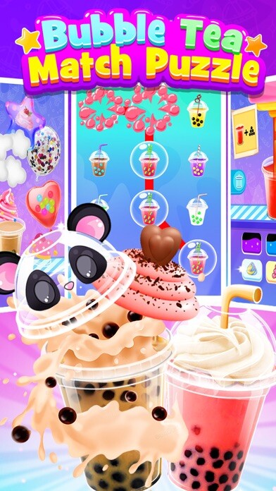 Emulate iPhone app Bubble Tea Match Puzzle using MyAndroid Emulate iPhone app Bubble Tea Match Puzzle using MyAndroid