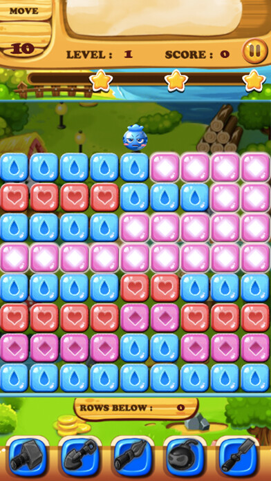 Emulate iPhone app Bubble Viber Fruit Adventure - The Color Block Matching Puzzle using MyAndroid