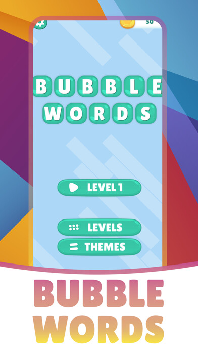 Emulate iPhone app Bubble Words Puzzle using MyAndroid Emulate iPhone app Bubble Words Puzzle using MyAndroid