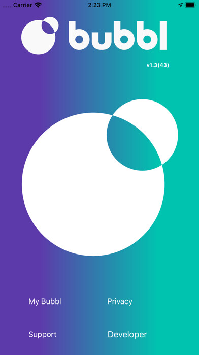 Emulate iPhone app Bubbl.Showcase using MyAndroid