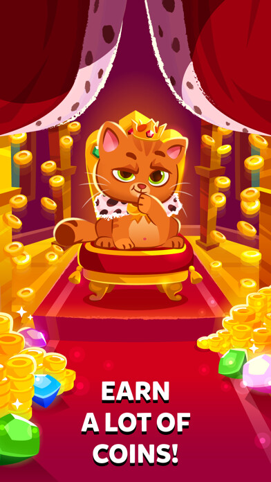 Emulate iPhone app Bubbu Jewels - Merge Puzzle using MyAndroid