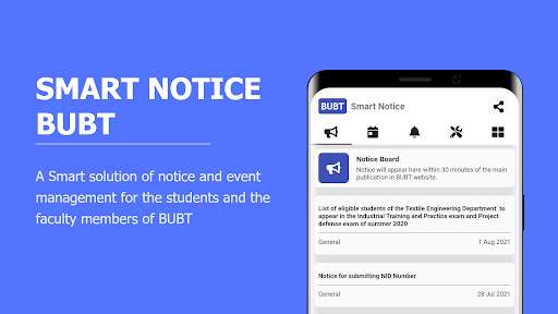 Run android online APK BUBT Smart Notice from MyAndroid or emulate BUBT Smart Notice using MyAndroid