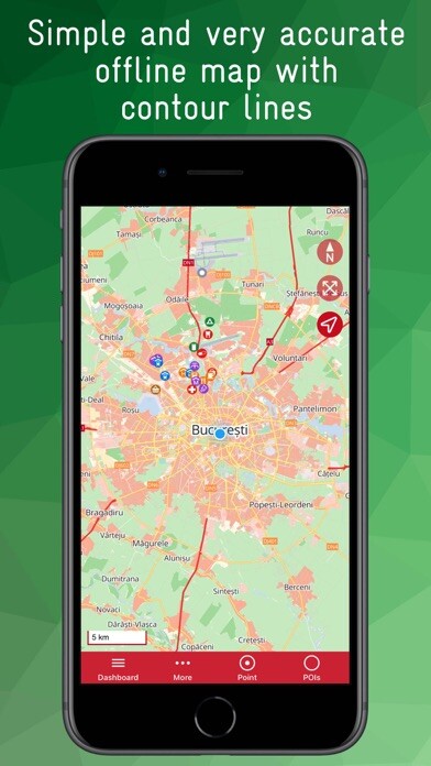Emulate iPhone app Bucharest Offline using MyAndroid