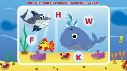 Emulate iPhone app Buchstaben und Anlaute lernen in der Vorschule - Das ABC using MyAndroid