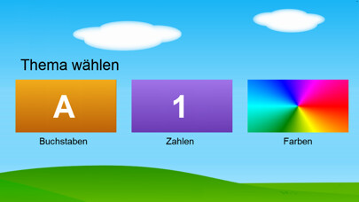 Emulate iPhone app Buchstaben Zahlen Farben using MyAndroid