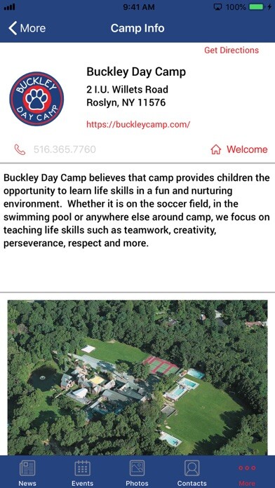 Emulate iPhone app Buckley Day Camp using MyAndroid