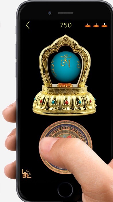 Emulate iPhone app Buddha - Magic Prayer Wheel ! using MyAndroid Emulate iPhone app Buddha - Magic Prayer Wheel ! using MyAndroid